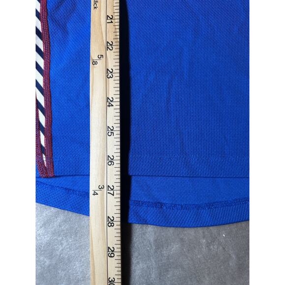 Helly Hansen Lifa Stay Dry 1/4-Zip Base Layer Top Men’s L Blue Red - Picture 6 of 7